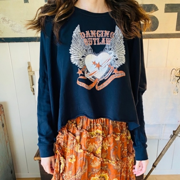 Dancing Outlaw Organic Sloppy Joe Sweater Spell Designs XS Cotton Tee - Picture 7 of 16